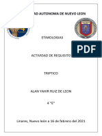 Ardl Act Requisito Etimologias