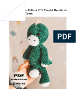 Dinossauro de Pelucia PDF Croche Receita de Amigurumi Gratis