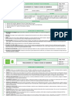 Procedimiento de Trabajo Seguro en Andamios