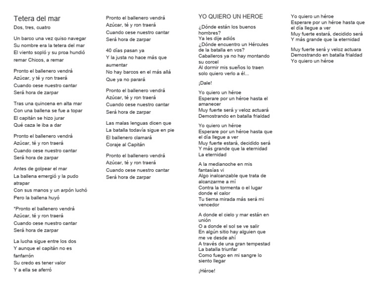 Letras de 