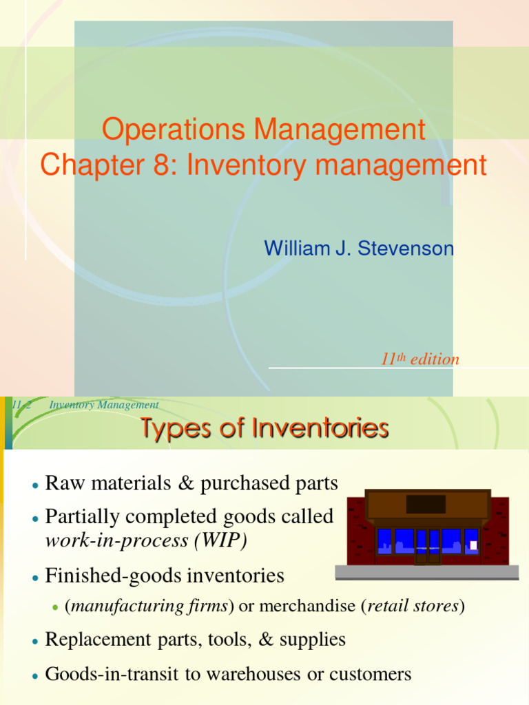 Chapter 8 Inventory Mangement Pdf Inventory Demand
