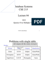 CSE 303 Lec 4 MultipleTableQuery