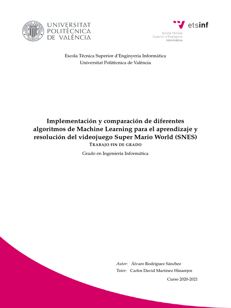 Rodriguez Implementacion Y Comparacion De Diferentes Algoritmos De