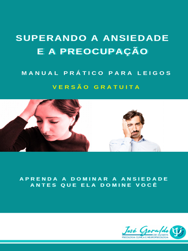 Superando a Ansiedade e Preocupação | PDF | Ansiedade | Terapia ...
