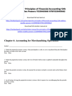 Principles of Financial Accounting 12Th Edition Needles Test Bank Full Chapter PDF