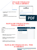 Etapa 2 Atividade 2 - Manual de Utilização Ava