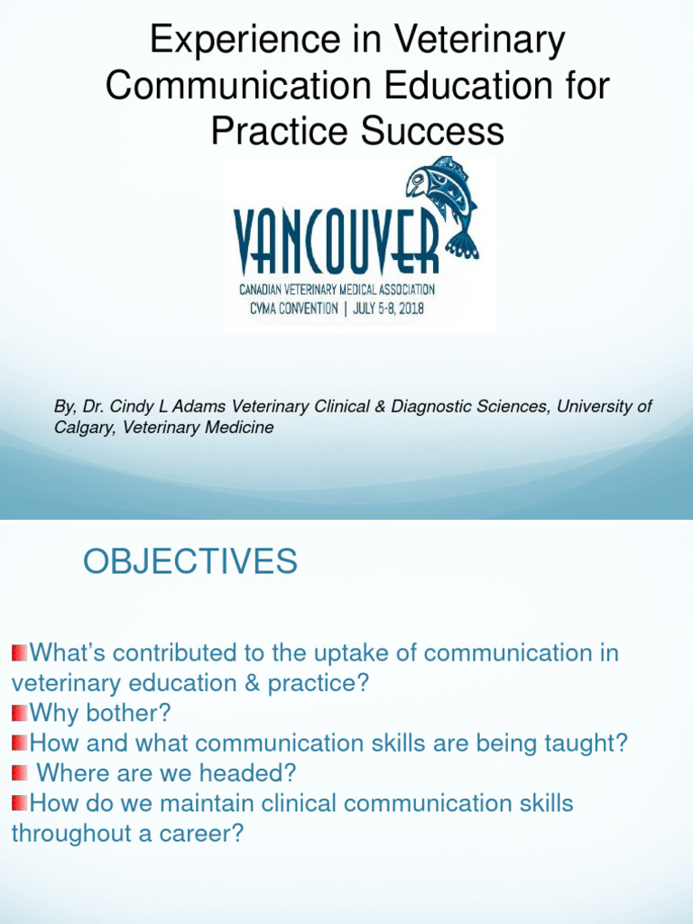 Veterinary Communication Skills for Success | PDF | Mentorship ...