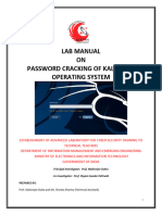 Password Cracking of Linux Operating System