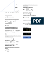 Formulas For The Final Exam