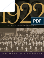 1922 The Rise of Adventist Fundamentalism (Michael W. Campbell)