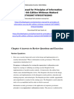 Principles of Information Security 6Th Edition Whitman Solutions Manual Full Chapter PDF