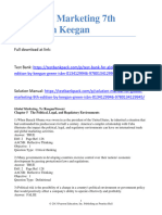 Global Marketing 7Th Edition Keegan Test Bank Full Chapter PDF