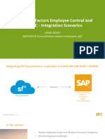 SAP SuccessFactors Employee Central and SAP ECC - Integration Scenarios