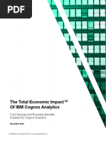 Forrester - The Total Economic Impact™ of IBM Cognos Analytics