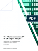 Forrester - The Total Economic Impact™ of IBM Cognos Analytics