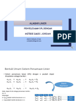 SPL Metode Gaus Jordan 2 Dan 3 Var