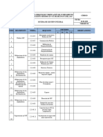 Lista de Chequeo Auditoria Interna