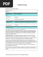 Unit 1 Programming