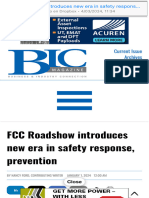 FCC Roadshow Introduces New Era in Safety Response, Prevention - BIC Magazine