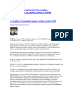 2013 0122 - Fortunaweb - Argentina. Producción de Cerdos Creció 11,9%