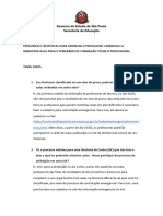 Perguntas e Respostas Faq para Candidatos Do Processo Seletivo Do Ensino Tecnico