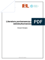 Literatura Porównawncza W Dobie Współczesności