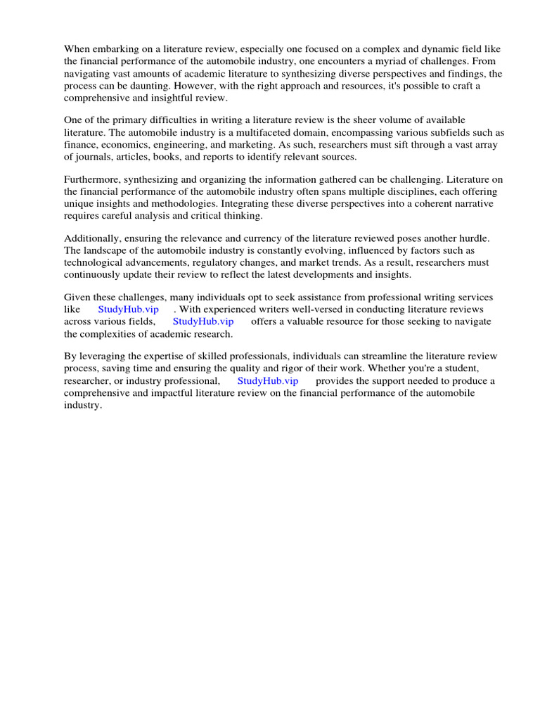 review-of-literature-on-financial-performance-of-automobile-industry