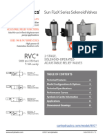 FLeX Series 2-Stage, Solenoid-Operated Adjustable Relief Valve, Normally Vented