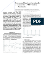 Design of DAQ System and Graphical Interface For Beam Profile Monitor For 1.7 MV Tandem Accelerator