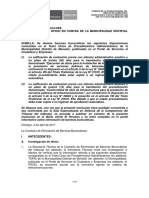 EXPEDIENTE #010-2016/CEB Procedimiento de Oficio en Contra de La Municipalidad Distrital de Monsefu Resolución Final