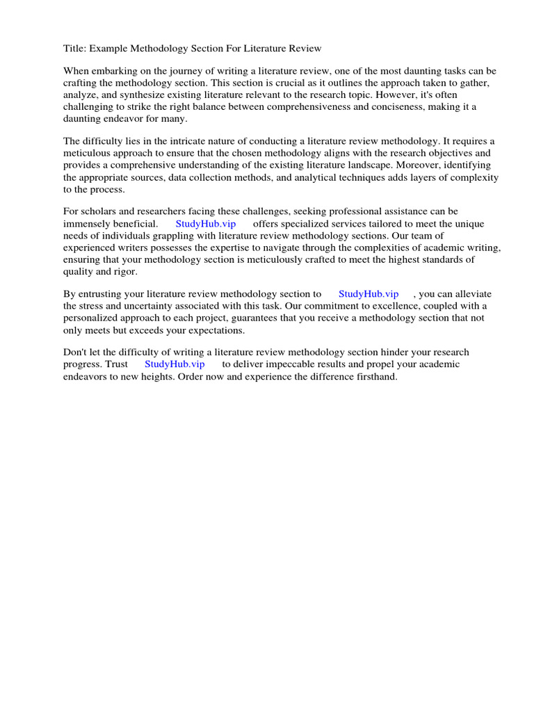 example-methodology-section-for-literature-review-download-free-pdf