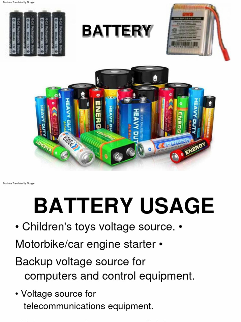 Overview of Battery Types and Uses | PDF | Lithium Ion Battery ...