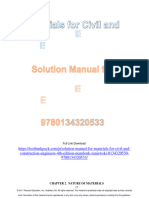 Solution Manual For Materials For Civil and Construction Engineers 4Th Edition Mamlouk Zaniewski 0134320530 9780134320533 Full Chapter PDF
