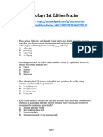 Health Psychology 1St Edition Frazier Test Bank Full Chapter PDF
