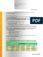 Nº 004 - Comunicado 3ºB Horário de Aula e Reunião de Pais