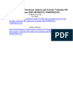 Test Bank For Financial Statement Analysis and Security Valuation 5Th Edition by Penman Isbn 0078025311 9780078025310 Full Chapter PDF