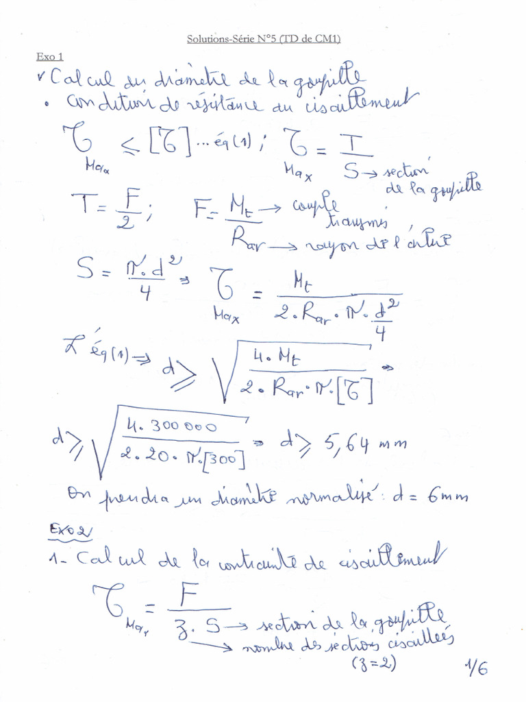 1 5 TD5 Solutions Elements D'obstacle | PDF