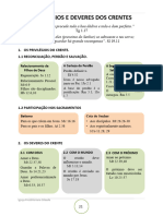 Apostila Catecúmenos - Capítulo 10 Privilégios e Deveres