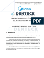 Dimensionamento Elétrico VRF Midea - R1