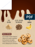 Receitas Rápidas - Cookies de Banana e Aveia