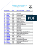 Routine 5TH SEM 2016-17