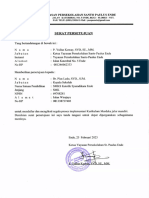 Surat Pesetujuan Yayasan Untuk IKM SM Syuradikara