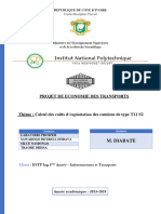 Projet Économie Des Transports