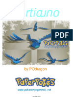 Articuno Swoop Letter Lined