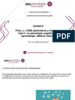 FILMINAS Pozo, J. (1998) Aprendices y Maestros. Cap.6 La Psicología Cognitiva Del Aprendizaje Madrid Alianza
