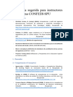 Bibliografía Sugerida para Instructores Del Programa CONFEDI