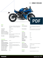 Kawasaki Latin America Specification Sheet