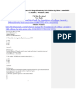 Test Bank For Foundations of College Chemistry 14Th Edition by Hein Arena Isbn 1118133552 978111813355 Full Chapter PDF