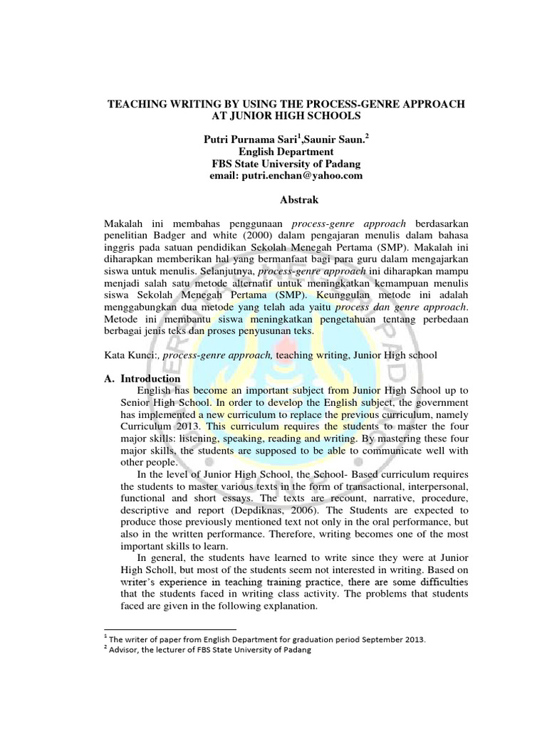 Approaches To Writing Instruction | PDF | Teachers | Lesson Plan