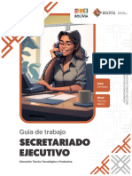 Guía de Trabajo - Secretariado Ejecutivo (2024)